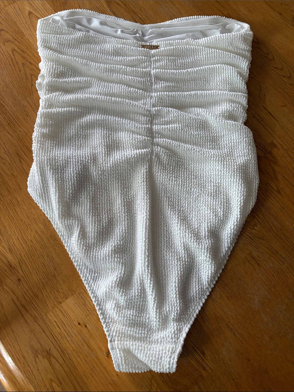 Textured Ruched One-Piece Swimsuit - Picture 2 of 3